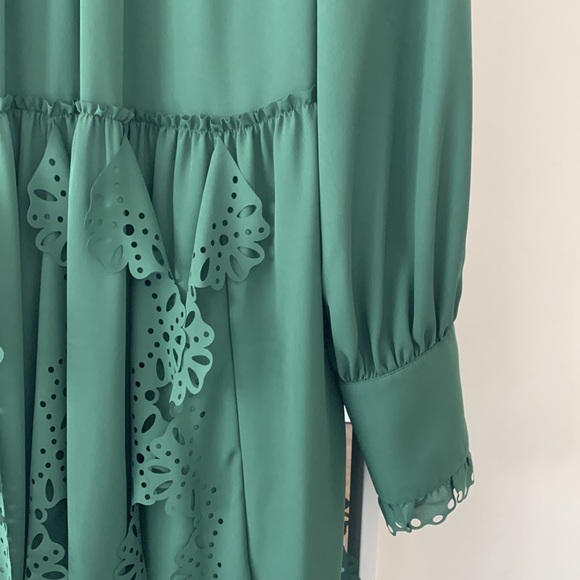 See from Chloe - Green Openworks dress - Picture 7 of 7